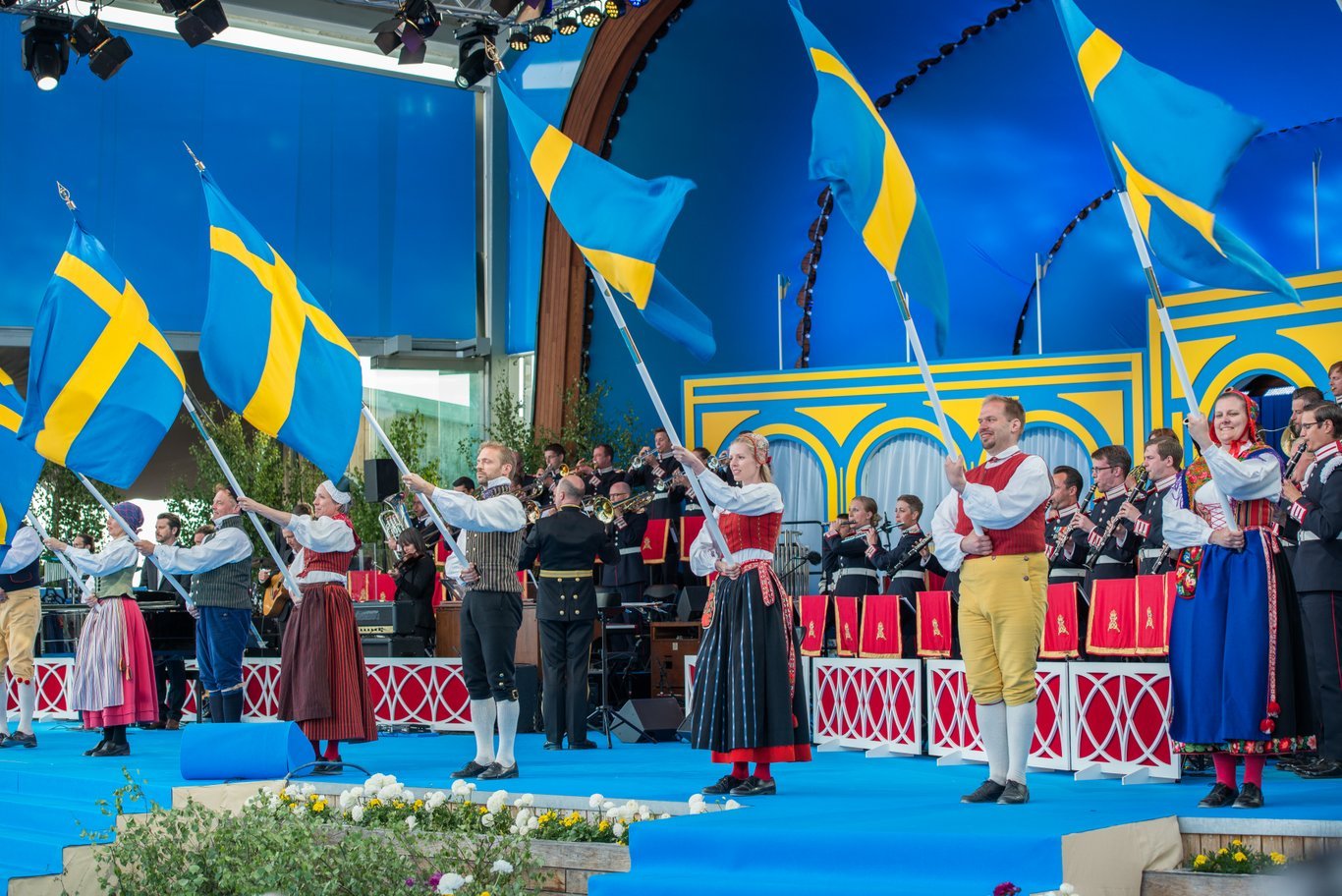 Sveriges nationaldag 2016 på Skansen i Stockholm den 6 juni